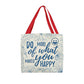 Motivational - Do More Of What Makes You Happy - Classic Tote Bags - The Shoppers Outlet