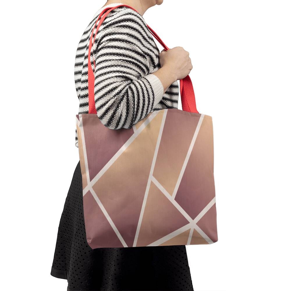 Geometric Pattern - Classic Tote Bags - The Shoppers Outlet