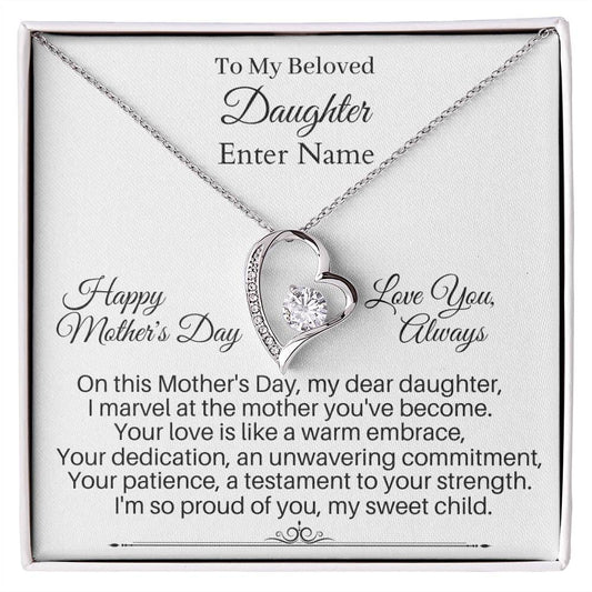 Gift For Daughter - I'm So Proud Of You - PERSONALIZED GIFT- Forever Love Necklaces - The Shoppers Outlet
