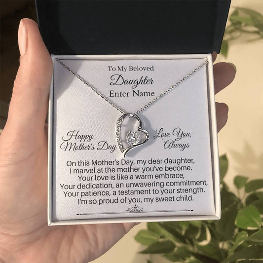 Gift For Daughter - I'm So Proud Of You - PERSONALIZED GIFT- Forever Love Necklaces - The Shoppers Outlet