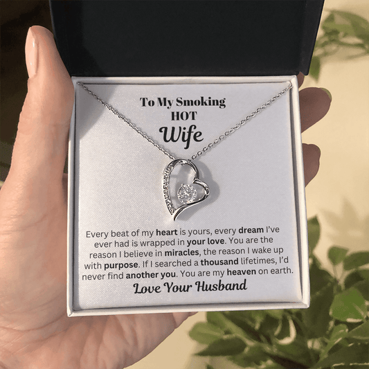 Gift For Wife - Anniversary Gift - Birthday Gift - You Are My Heaven - Forever Love Necklace - The Shoppers Outlet