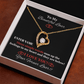 Gift For Wife - PERSONALIZE GIFT - Three Simple Words - Forever Love Necklace - The Shoppers Outlet