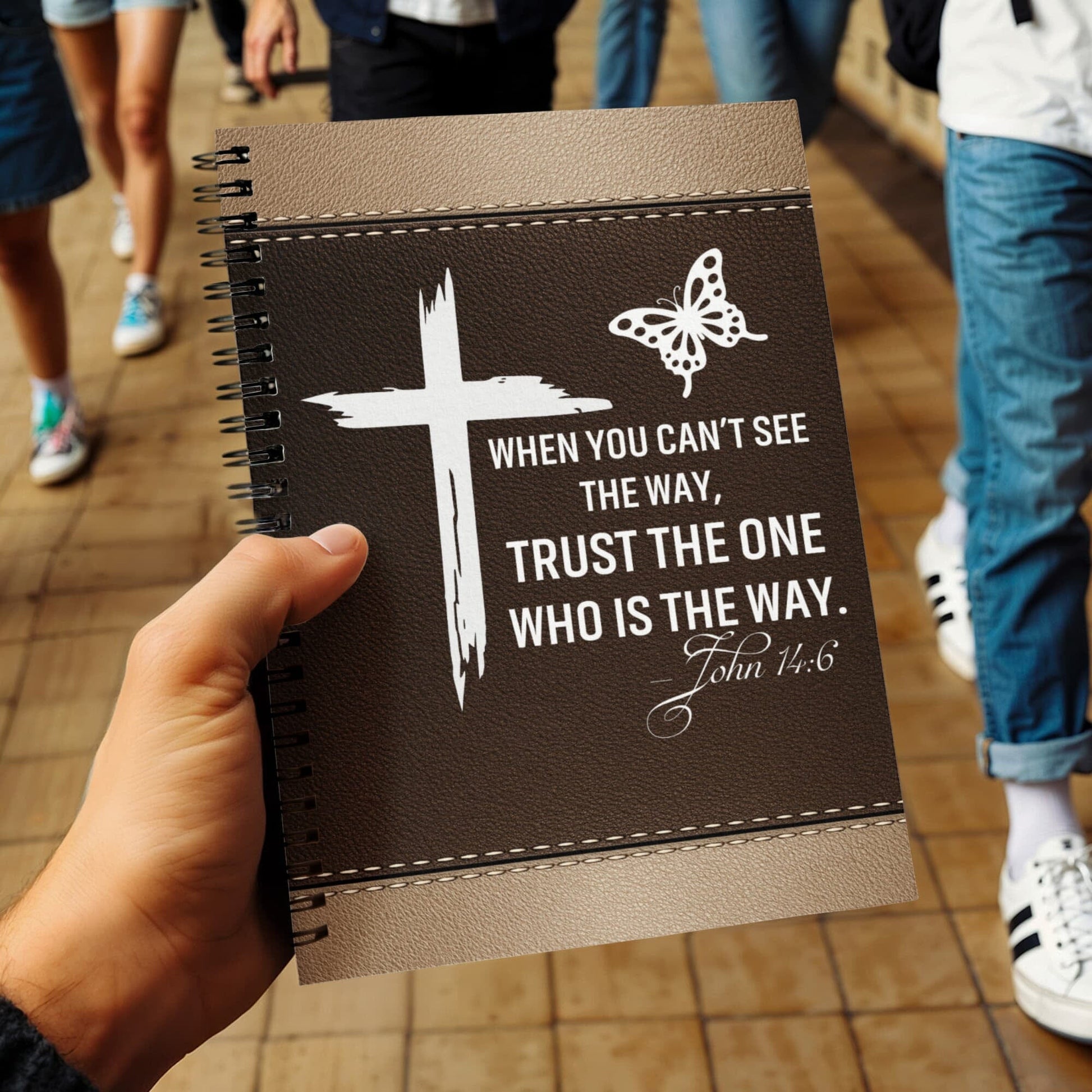 Faith - John 14:6 - Bible Verse - Spiral Notebook - The Shoppers Outlet