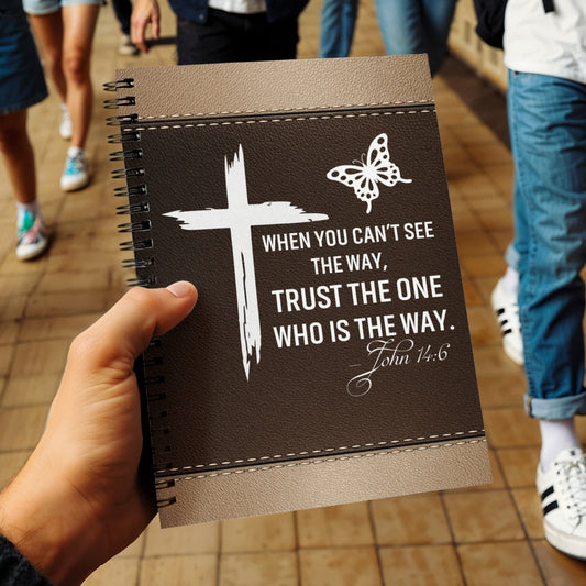 Faith - John 14:6 - Bible Verse - Spiral Notebook - The Shoppers Outlet