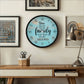 Time Spent With Family Is Worth Every Second - Wood Frame Wall Clock - The Shoppers Outlet