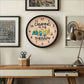 Camping Is My Therapy - Wood Frame Wall Clock - The Shoppers Outlet