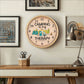 Camping Is My Therapy - Wood Frame Wall Clock - The Shoppers Outlet