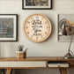 Faith - The Lord Will Guide You Always - Isaiah 58:11 - Wood Frame Wall Clock - The Shoppers Outlet