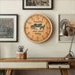 Time Flies When You're Fishing - Wood Frame Wall Clock - The Shoppers Outlet