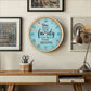 Time Spent With Family Is Worth Every Second - Wood Frame Wall Clock - The Shoppers Outlet