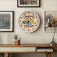 Camping Is My Therapy - Wood Frame Wall Clock - The Shoppers Outlet