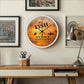 It's Fish O'Clock Somewhere - Wood Frame Wall Clock - The Shoppers Outlet
