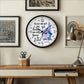 Faith - As For Me And My House We Will Serve The Lord - Joshua 24:15- Wood Frame Wall Clock - The Shoppers Outlet
