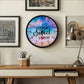Home Sweet Home - Wood Frame Wall Clock - The Shoppers Outlet