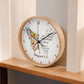 Faith - I Can Do All Things Through Christ Who Strengthens Me - Philippians 4:13 - Wood Frame Wall Clock - The Shoppers Outlet