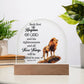 Faith - Seek First The Kingdom Of God - Matthew 6:33 - Dome Acrylic Plaque - The Shoppers Outlet
