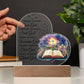 Inspirational - Moments - Heart Acrylic Plaque - The Shoppers Outlet