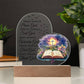 Inspirational - Moments - Heart Acrylic Plaque - The Shoppers Outlet