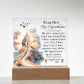 Faith - Fear Not For I Am With You - Isaiah 41:10 NKJV - Square Acrylic Plaque - The Shoppers Outlet