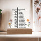 Inspirational - Jesus Is My - Square Acrylic Plaque - The Shoppers Outlet