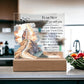 Faith - Fear Not For I Am With You - Isaiah 41:10 NKJV - Square Acrylic Plaque - The Shoppers Outlet