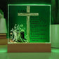 Faith - I Am - Multi - Bible Verse - Square Acrylic Plaque - The Shoppers Outlet