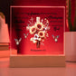Faith - Do Not Be Anxious About Anything - Philippians 4:6 - Square Acrylic Plaque - The Shoppers Outlet