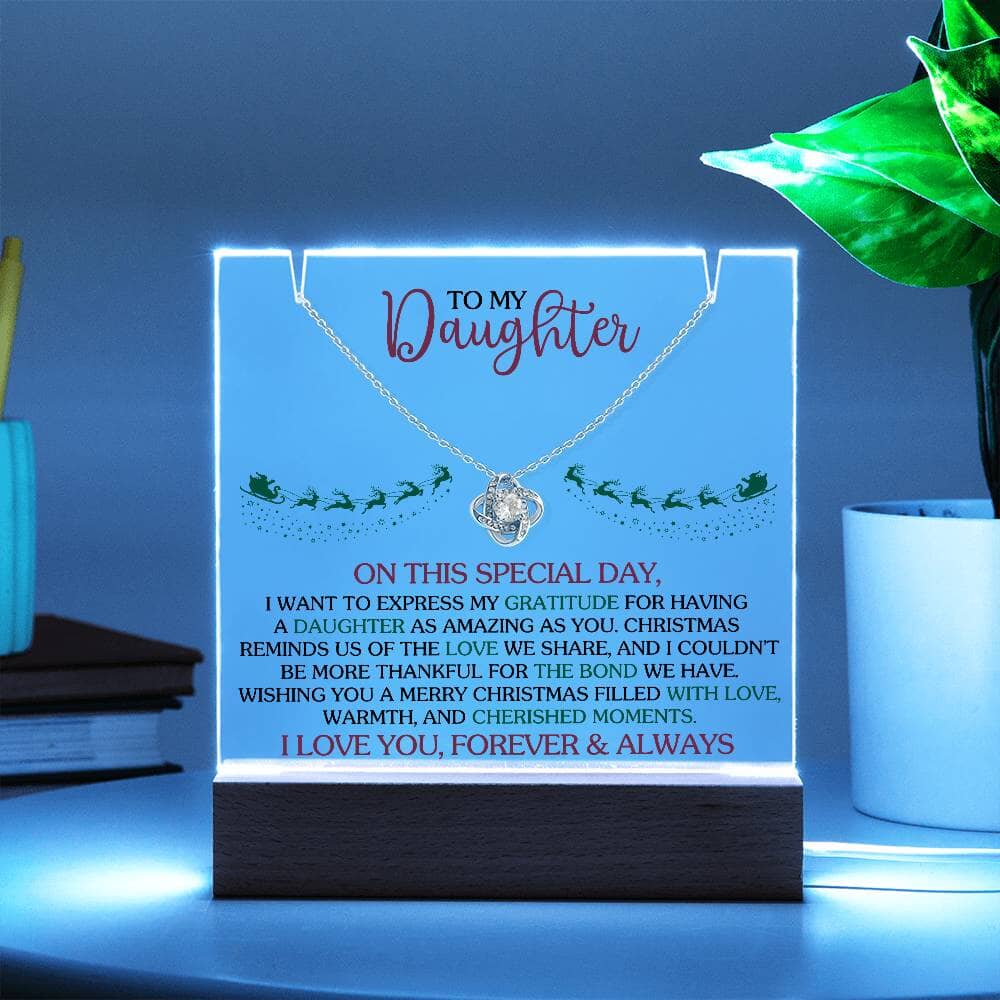 Gift For Daughter - On This Special Day - Keepsake Acrylic Bundle - The Shoppers Outlet