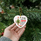Inspirational - Holiday Ornament - It's Not What's Under The Tree That Matters It's Who's Around It - High Gloss Heart Ornament - The Shoppers Outlet