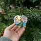 Remembrance - Holiday Ornament - Remembering You Is Easy - High Gloss Heart Ornament - The Shoppers Outlet