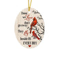 Remembrance Holiday Ornament - Those We Love Don't Go Away - High Gloss Oval Ornament - The Shoppers Outlet