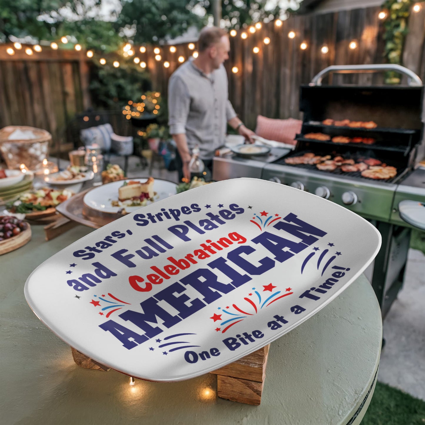 Patriots Platter - Celebrating American - Grilling Platter