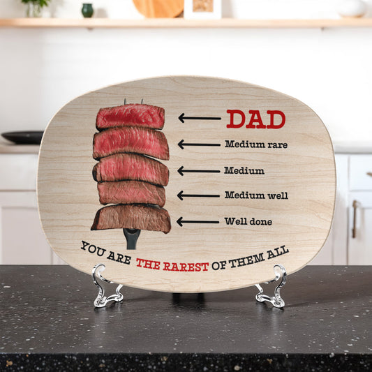 Gift For Dad - You Are The Rarest Of Them All - Grilling Platter - The Shoppers Outlet