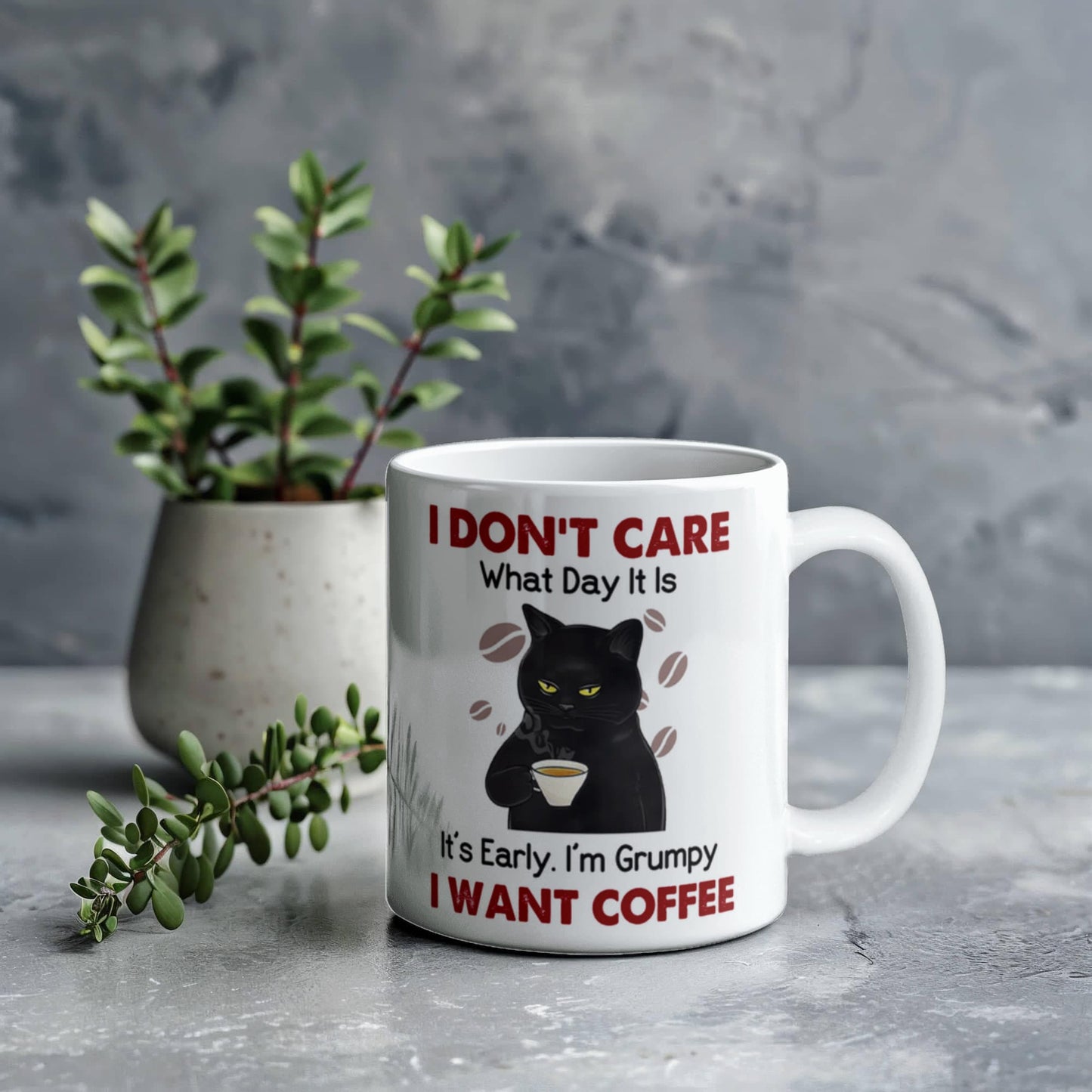 I Don't Care What Day It Is - Ceramic Mug - The Shoppers Outlet