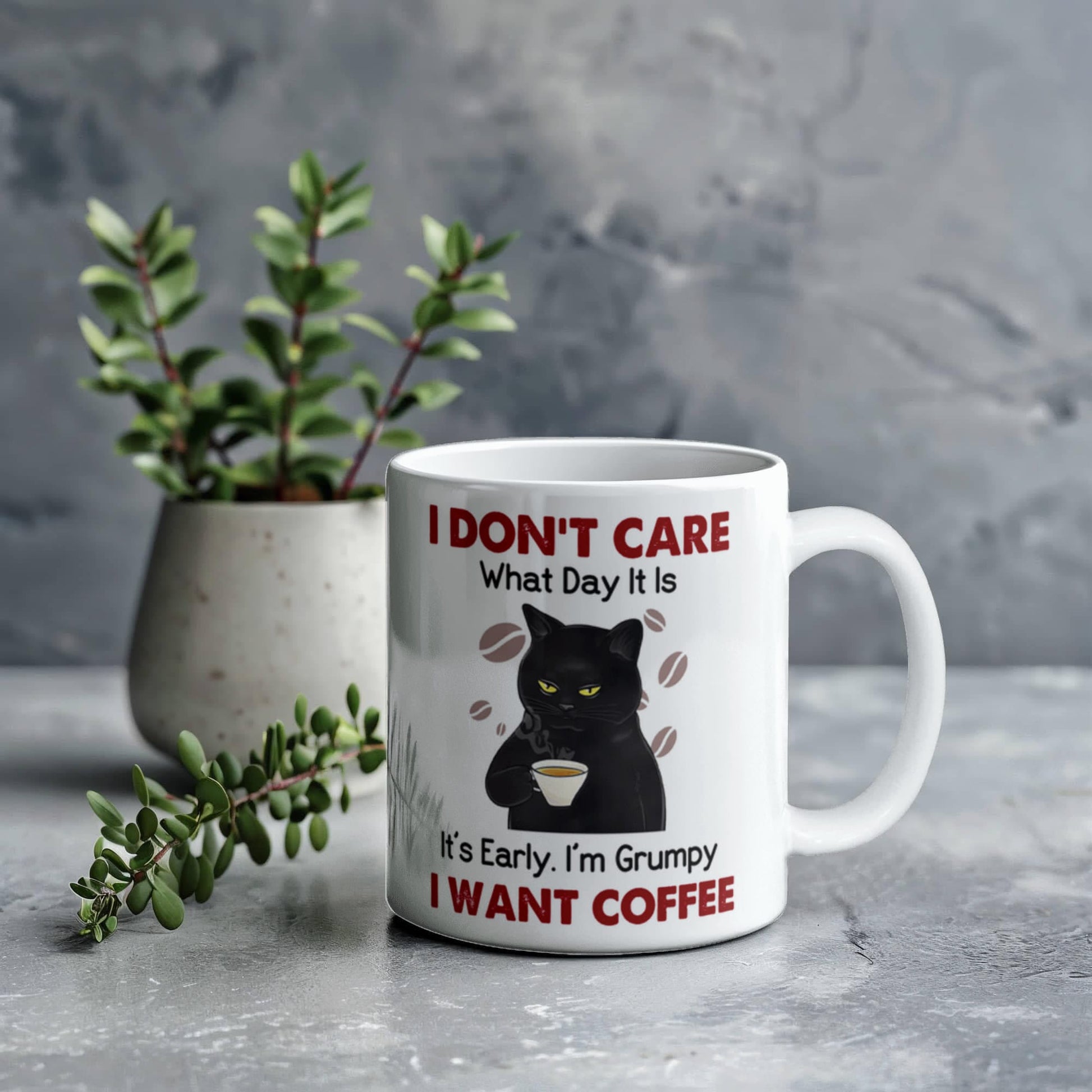 I Don't Care What Day It Is - Ceramic Mug - The Shoppers Outlet