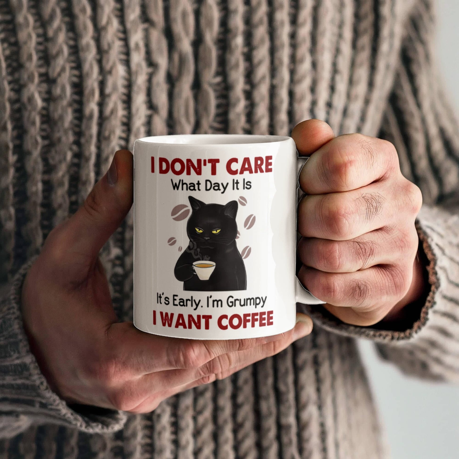 I Don't Care What Day It Is - Ceramic Mug - The Shoppers Outlet