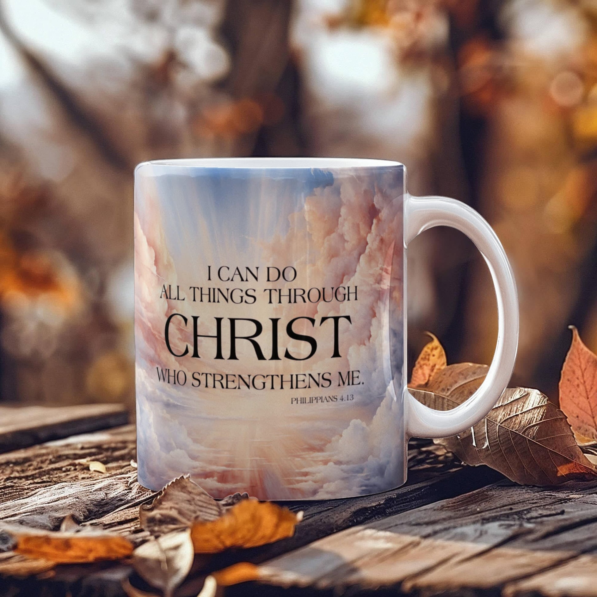 "Faith - I Can Do All Things Through Christ - Ceramic Mug - The Shoppers Outlet