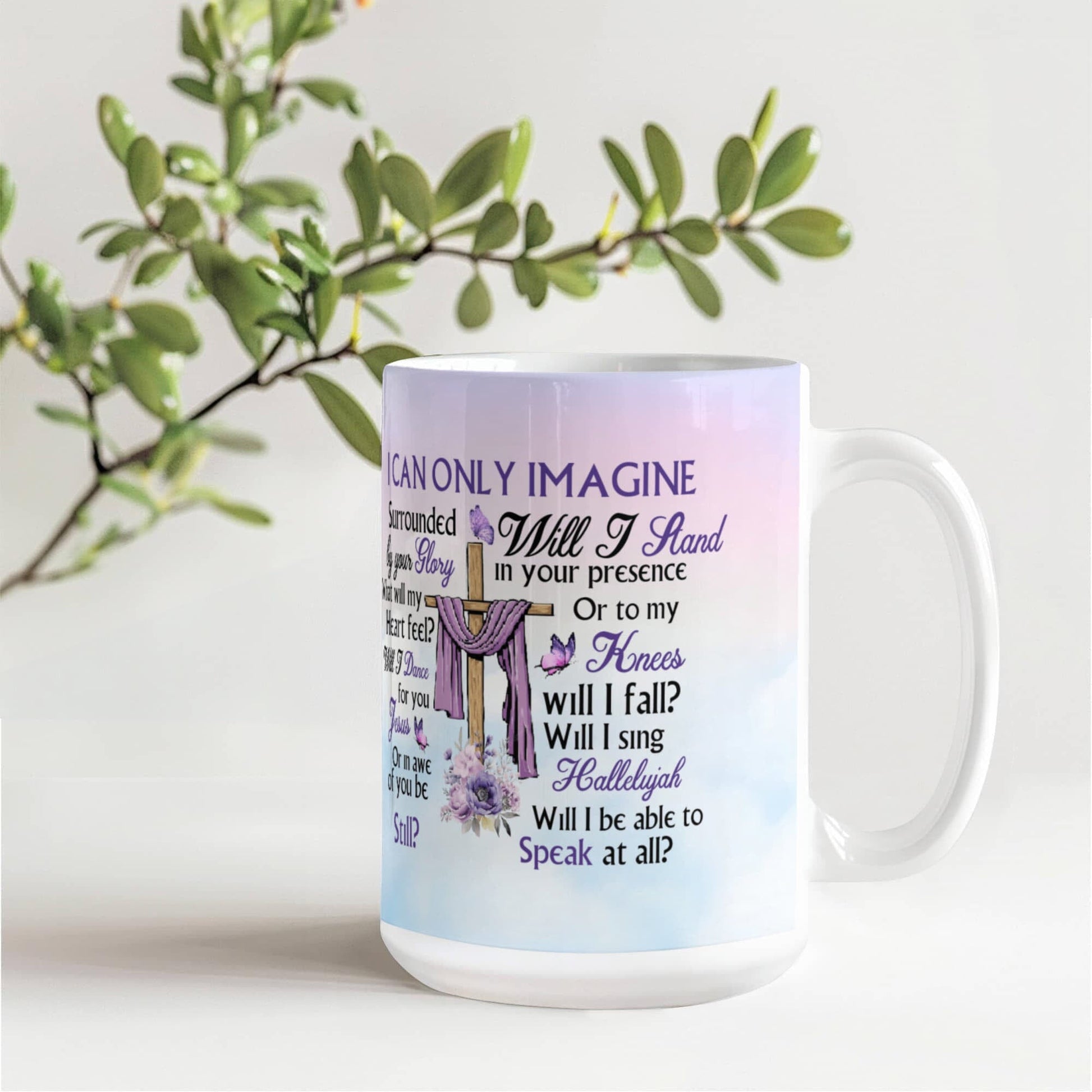 Inspirational - I Can Only Imagine - Ceramic Mug - The Shoppers Outlet