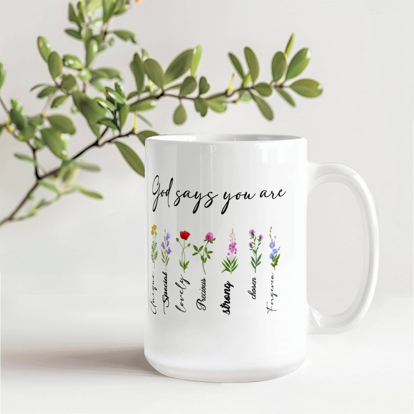Inspirational - God Says You Are - Ceramic Mug - The Shoppers Outlet