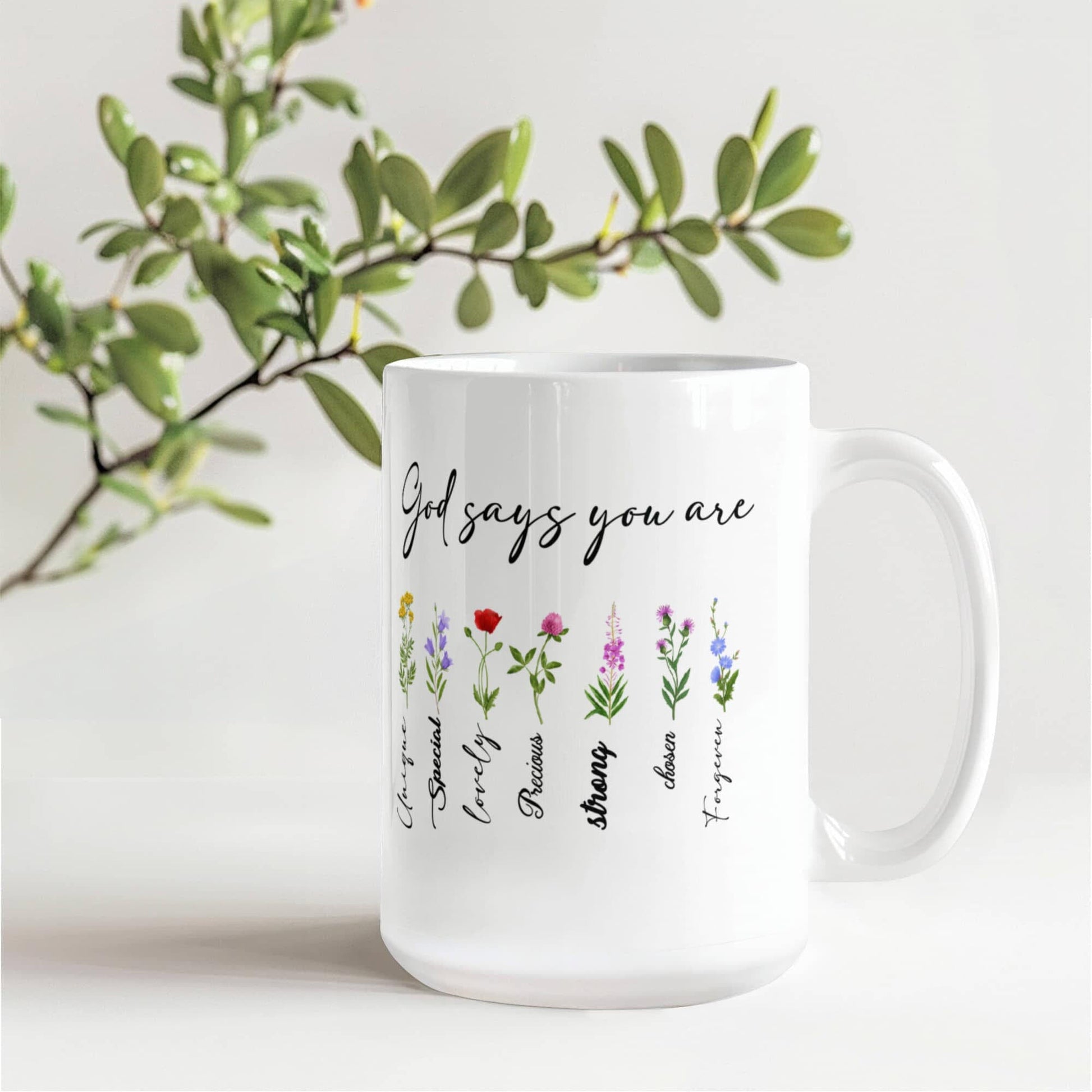 Inspirational - God Says You Are - Ceramic Mug - The Shoppers Outlet