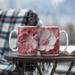 "Pink Flowers Design Coffee Mug - Ceramic Mug - The Shoppers Outlet
