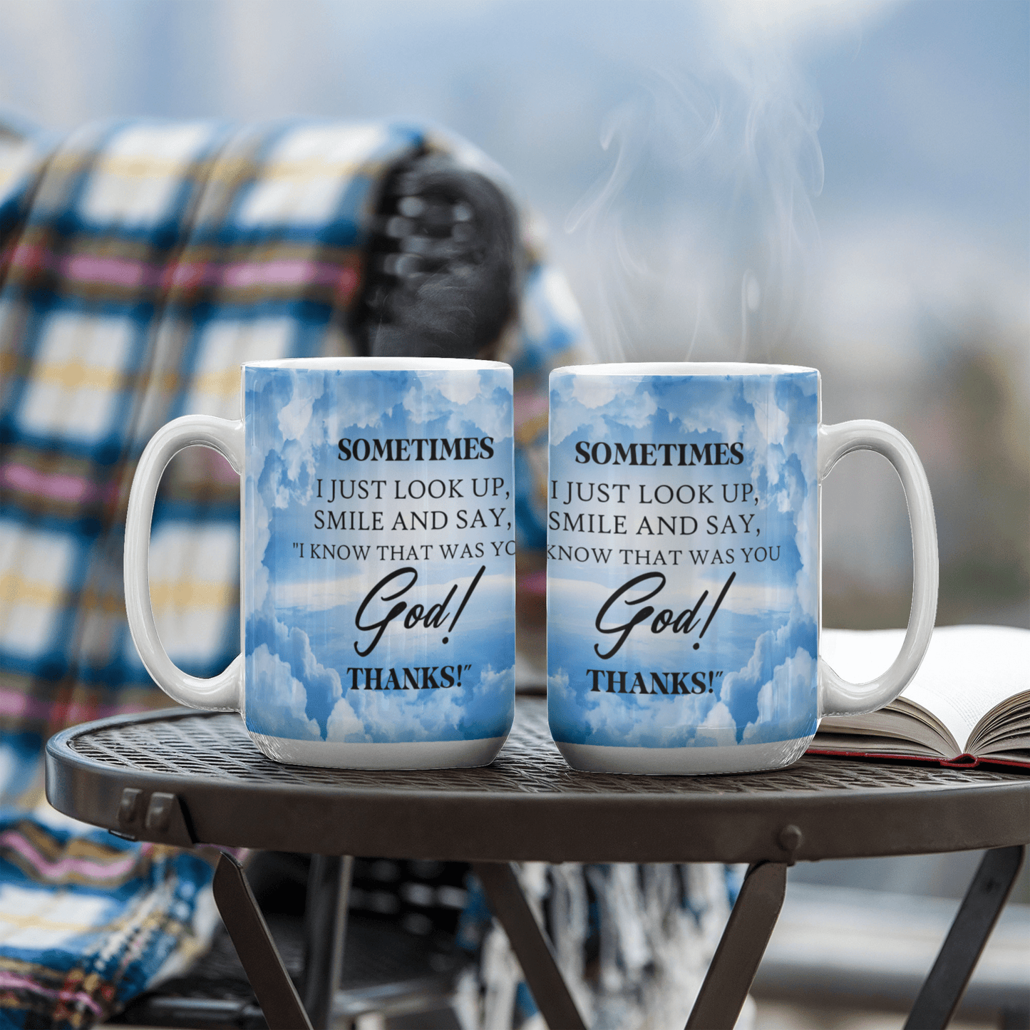 Inspirational - Sometimes I Just Look Up - Ceramic Mug - The Shoppers Outlet