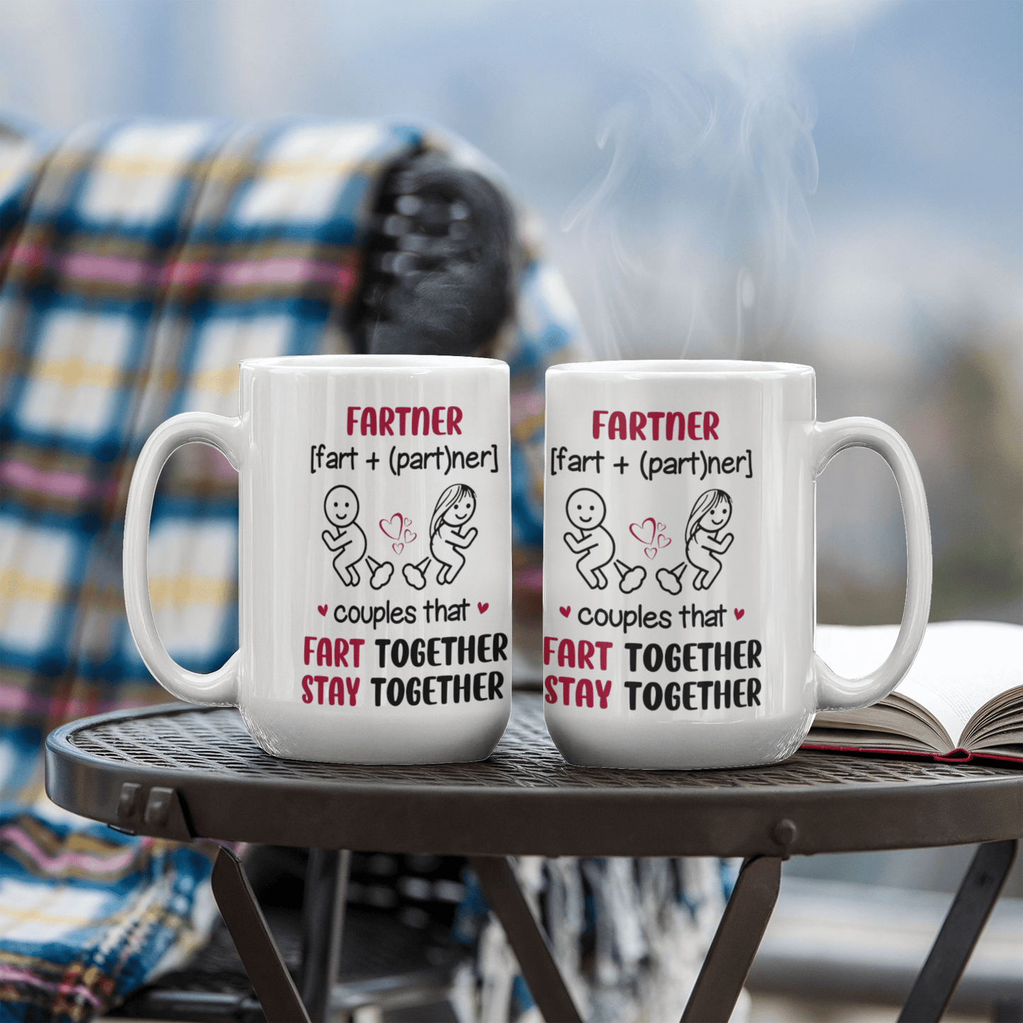 Funny - Fartner Couples - Ceramic Mug - The Shoppers Outlet