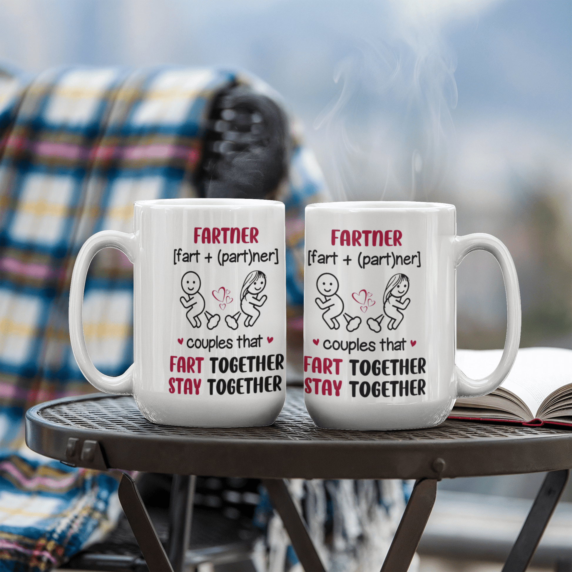 Funny - Fartner Couples - Ceramic Mug - The Shoppers Outlet