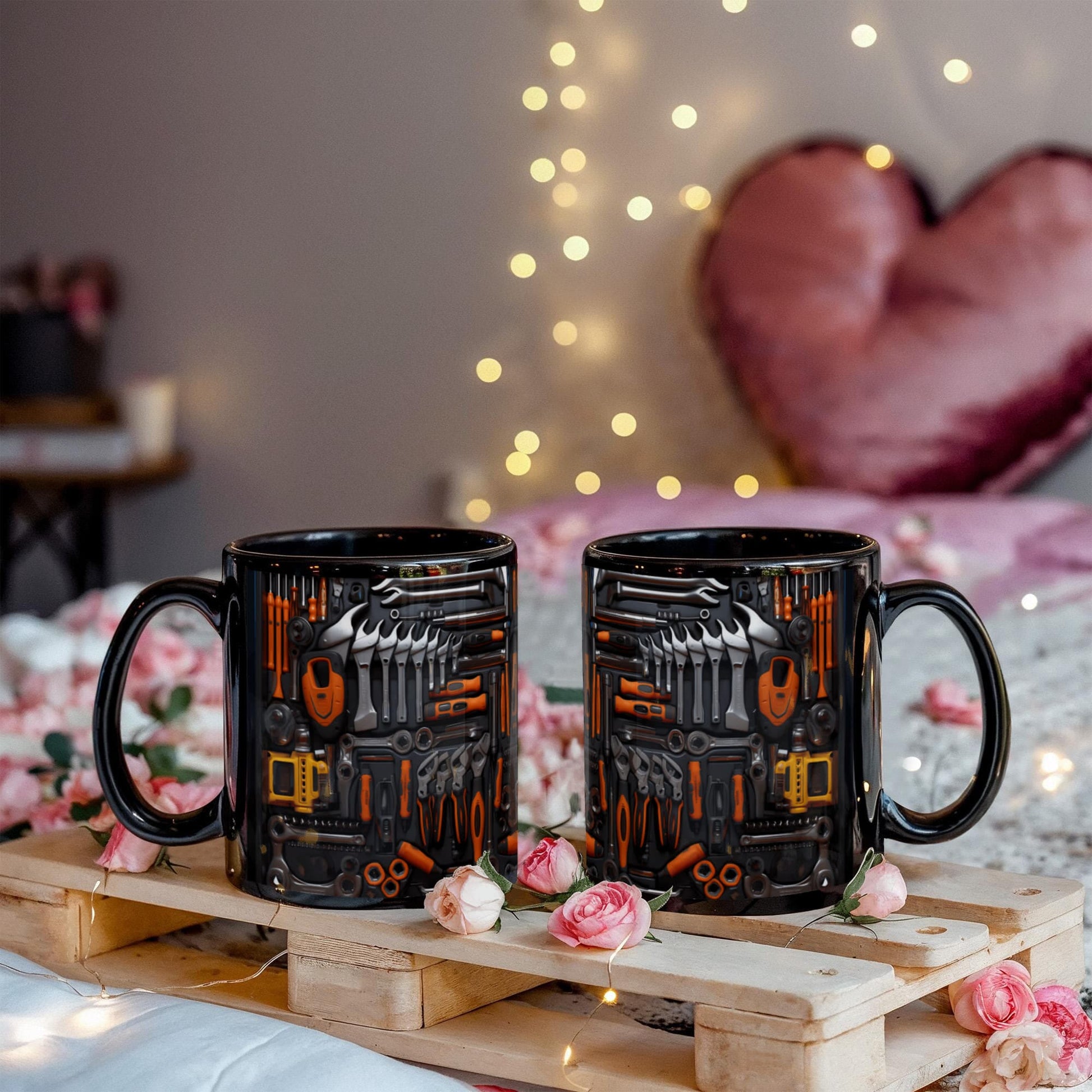Mechanic Tools - Black Tool Box - Ceramic Mug - The Shoppers Outlet