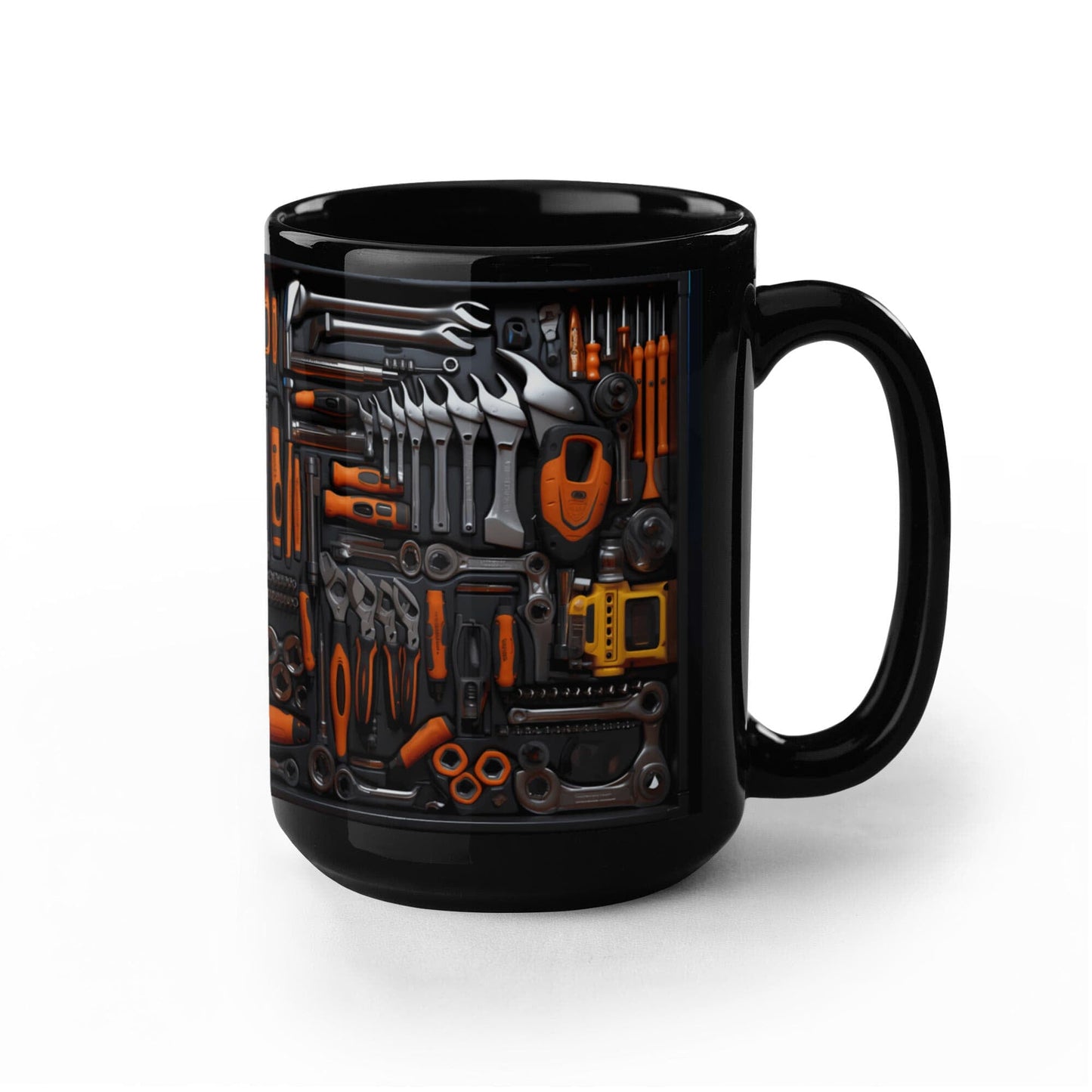 Mechanic Tools - Black Tool Box - Ceramic Mug - The Shoppers Outlet