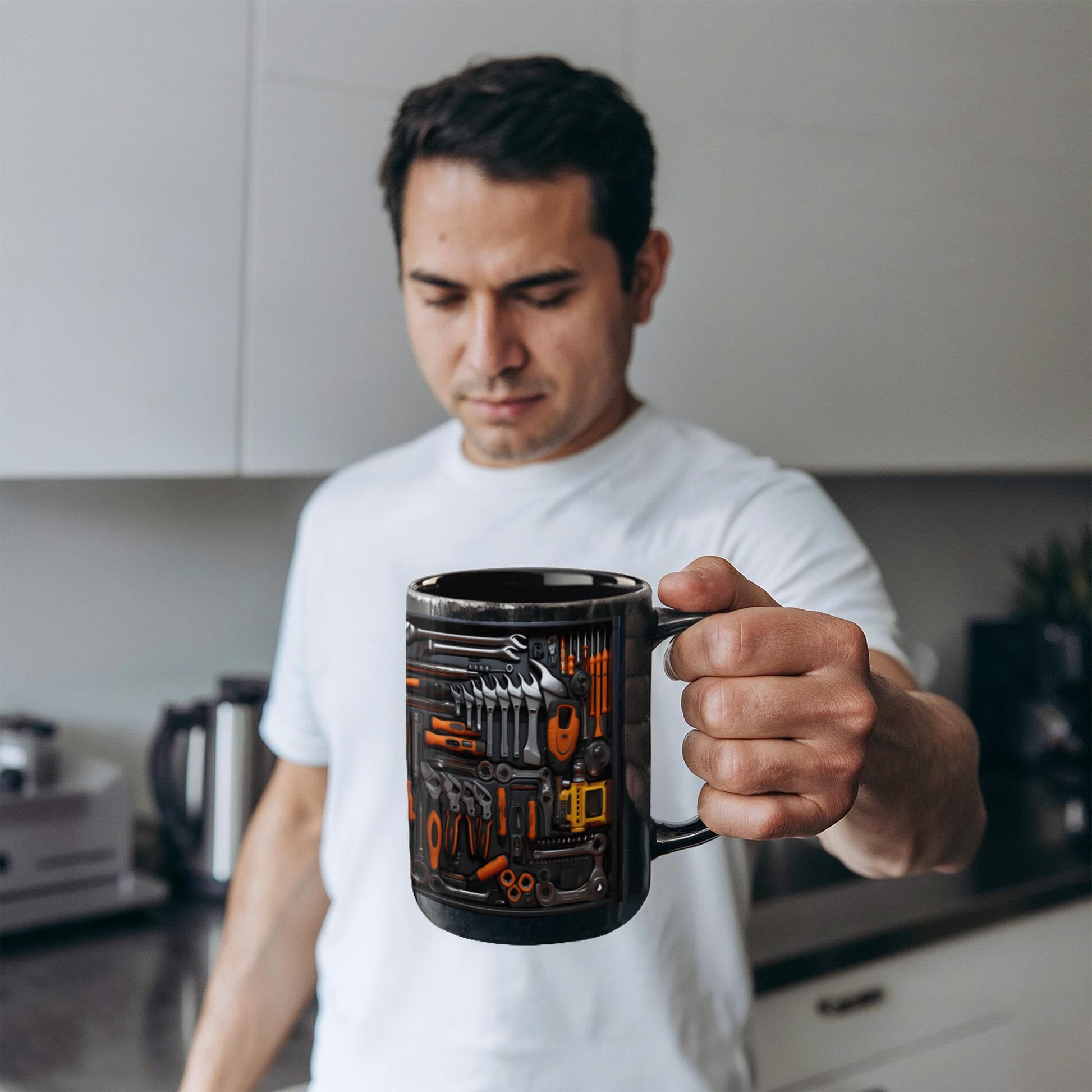Mechanic Tools - Black Tool Box - Ceramic Mug - The Shoppers Outlet