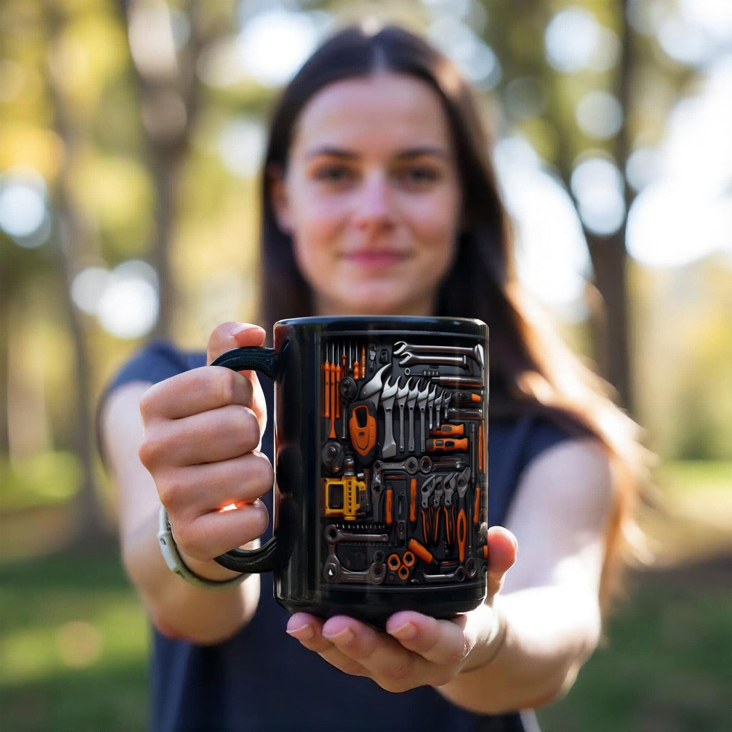 Mechanic Tools - Black Tool Box - Ceramic Mug - The Shoppers Outlet