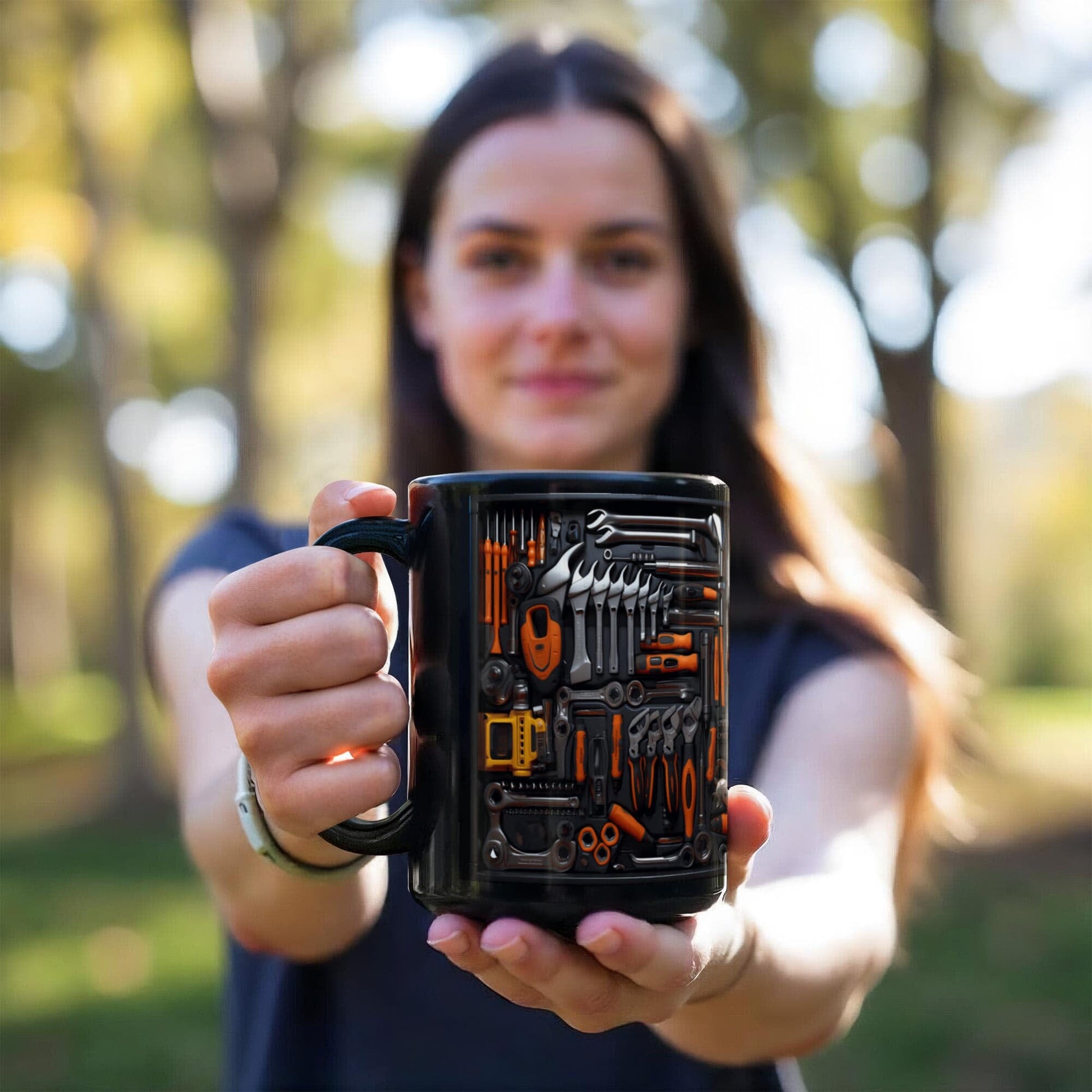 Mechanic Tools - Black Tool Box - Ceramic Mug - The Shoppers Outlet
