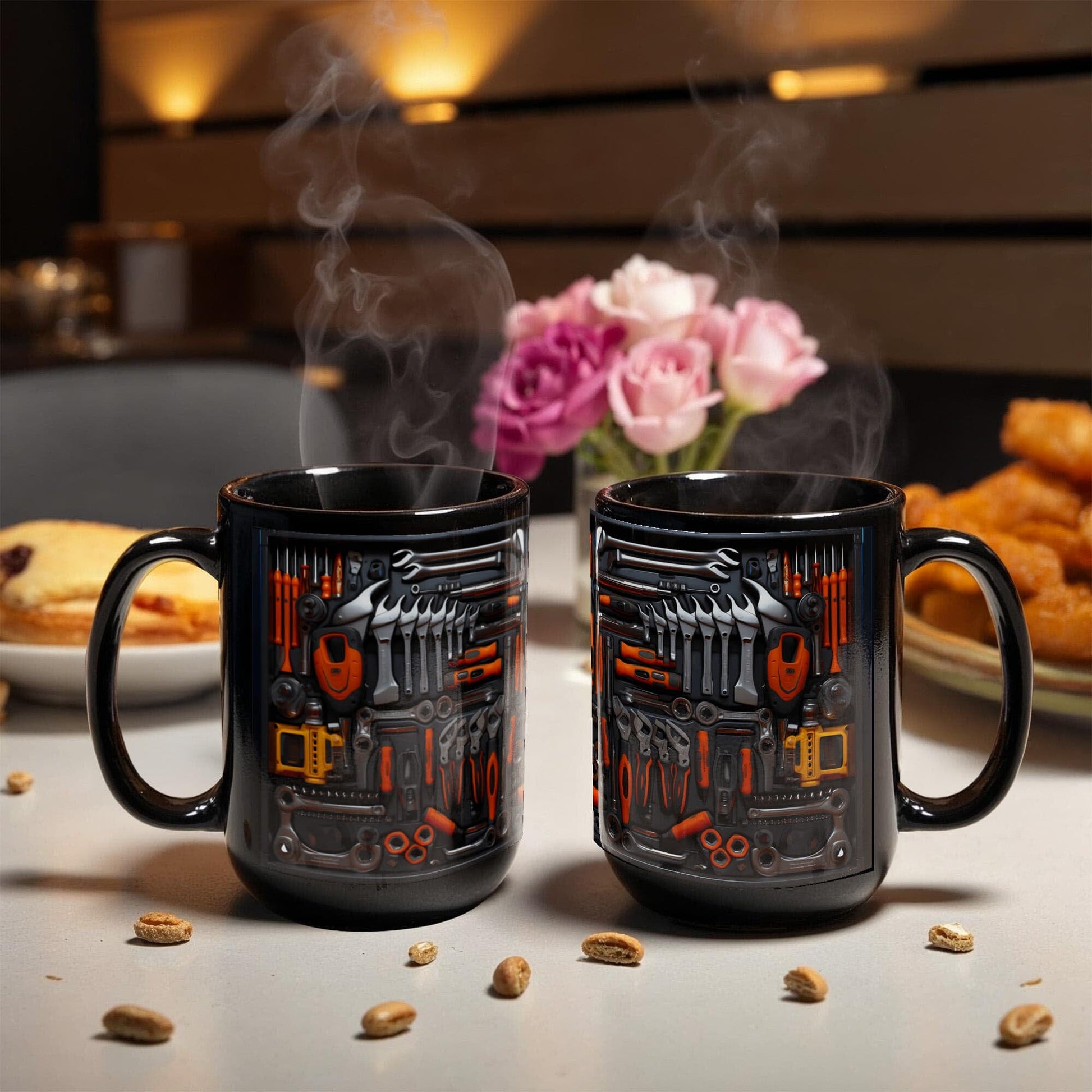 Mechanic Tools - Black Tool Box - Ceramic Mug - The Shoppers Outlet